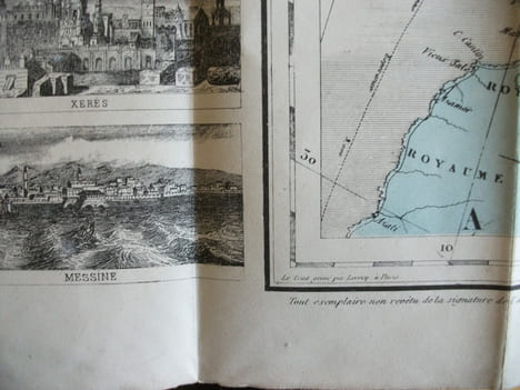 Carte de l’Europe (Nouvelle)en couleurs dressée par J.B NOELLAT et rectifiée en 1861 . Carte de l’Europe(Nouvelle)