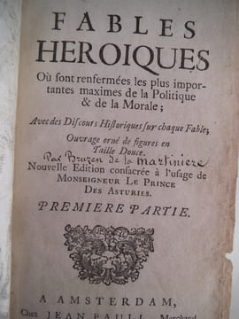 Fables héroïques . AUDIN / BRUZEN DE LA MARTINIERE