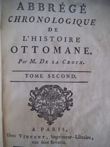 Abrégé chronologique de l’histoire Ottomane