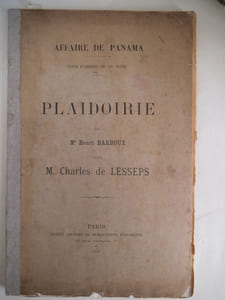 Affaire de Panama, cour d'assises de la Sein.Plaidoirie pour M.Charles de LESSEPS.