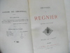 Oeuvres de Régnier Edition Louis LACOUR. REGNIER 
