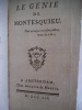 Le génie de Montesquieu . DELEYRE Alexandre 