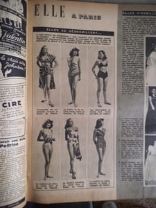 ELLE années 1946-1947.