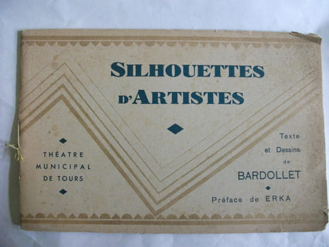 Silhouettes d’artistes,Théâtre municipal de tours.. BARDOLLET
