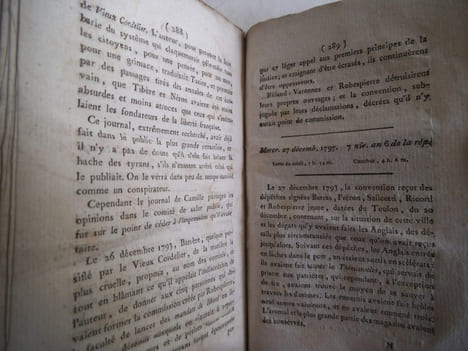 Les souvenirs de l'histoire ou le Diurnal de la Révolution de France pour l'an de grâce 1797.. collectif