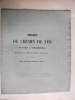 Projet de chemin de Fer de Paris à Strasbourg passant par les vallées de l’Aisne et de la Vesle et par Creil, Compiègne,Soissons et Reims. . Collectif ...