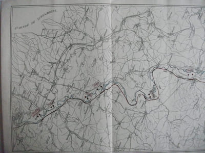 Chemin de fer de la vallée de la Meuse SEDAN à LEROUVILLE partie comprise entre SEDAN et LEROUVILLE