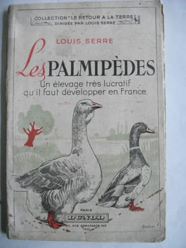 Les palmipèdes un élevage très lucratif. Qu’il faut développer en France.. SERRE Louis . 