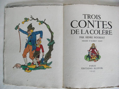 Trois contes de la colère . POURRAT Henri