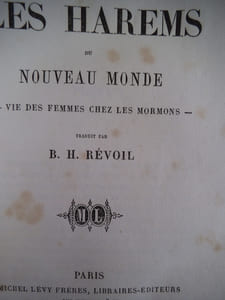 Les harems du Nouveau Monde