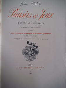 Plaisirs et jeux depuis les origines