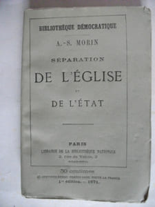 Séparation de l’église et de l’Etat