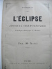  L’ECLIPSE 1872 . L’ECLIPSE 