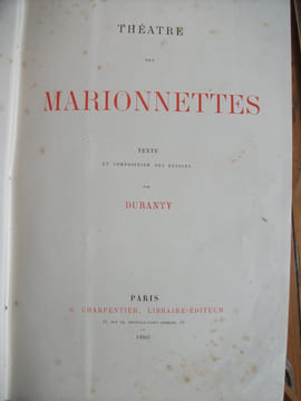 Théâtre des marionnettes. DURANTY
