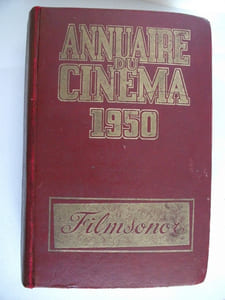annuaire du cinéma 1950 Filmosonor