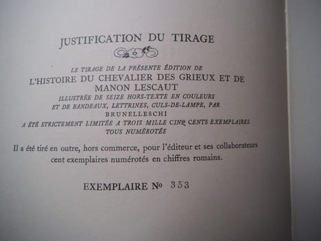 Histoire du Chevalier DES GRIEUX et de MANON LESCAUT. PREVOST Abbé