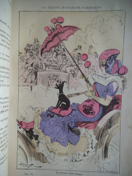 La Grande Mascarade Parisienne . ROBIDA Albert