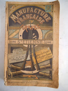 Manufacture Française d’Armes-St Etienne Loire.Catalogue pour 1896