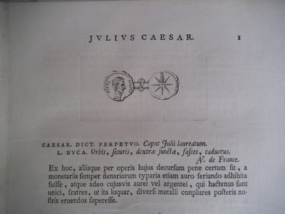 Ad numismata imperetorum Romanorum Aurea et argentea A Vaillantio edita, a d. Baldinio Aucta.