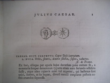Ad numismata imperetorum Romanorum Aurea et argentea A Vaillantio edita, a d. Baldinio Aucta.. KHELL Von KHELLBURG Joseph.