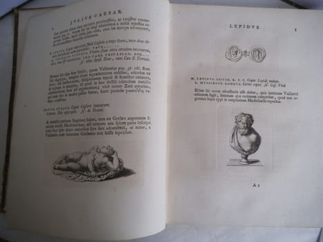 Ad numismata imperetorum Romanorum Aurea et argentea A Vaillantio edita, a d. Baldinio Aucta.. KHELL Von KHELLBURG Joseph.
