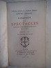  Almanach des spectacles pour l'année 1895 . collectif