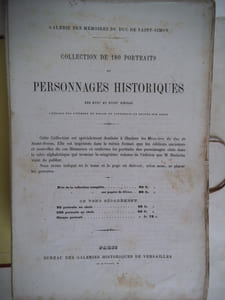 Collection de 180 portraits de personnages historiques des XVIIème et XVIIIème siècles