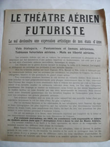 Le théâtre aérien Futuriste