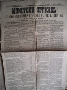 Moniteur officel du gouvernement général de Lorraine