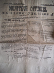 Moniteur officel du gouvernement général de Lorraine