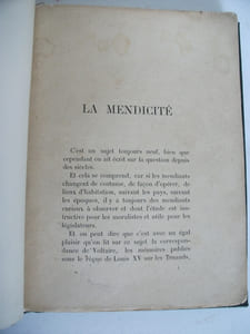 La mendicité