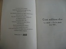 cent millions d’or . FARRERE Claude
