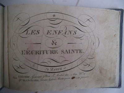 les enfants de l’écriture sainte