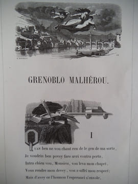Grenoblo Malhérou.. BLANC dit LA GOUTTE