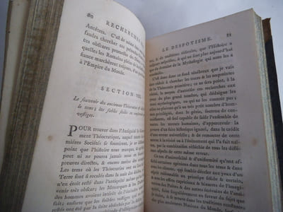 Recherches sur l’origine du Despotisme Oriental.