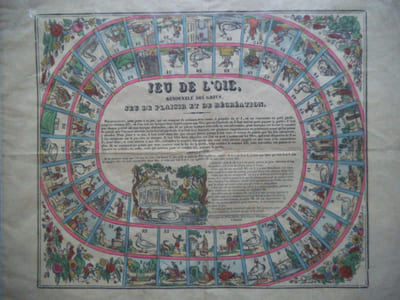 Jeu de l’oie renouvelé des grecs.