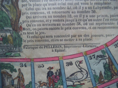 Jeu de l’oie renouvelé des grecs.