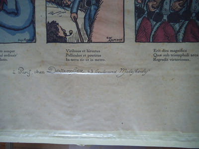 La complainte du poilu en latin de cuisine roulante.