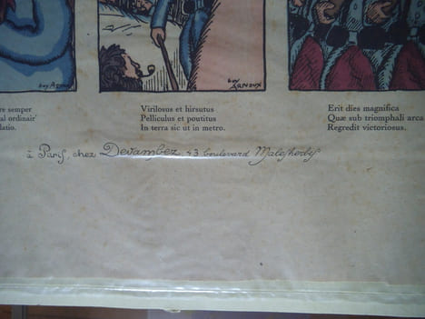La complainte du poilu en latin de cuisine roulante. . ARNOUX Guy