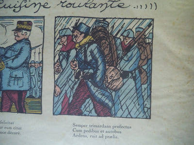 La complainte du poilu en latin de cuisine roulante.