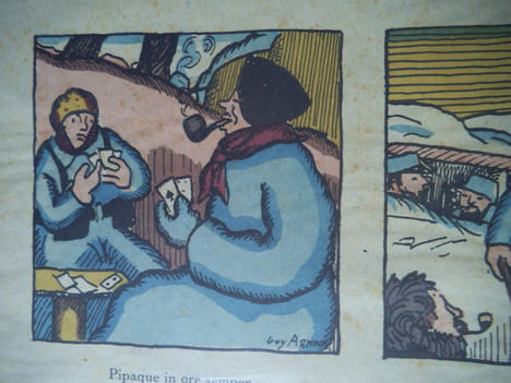 La complainte du poilu en latin de cuisine roulante. . ARNOUX Guy
