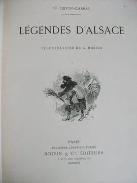 Légendes d’Alsace. GEVIN-CASSAL O. 