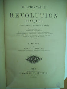Dictionnaire de la Révolution Française.