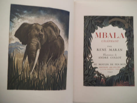 MBALA l’éléphant. MARAN René 