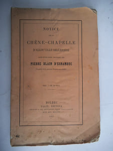 Notice sur le chêne chapelle d’Allouville-Bellefosse