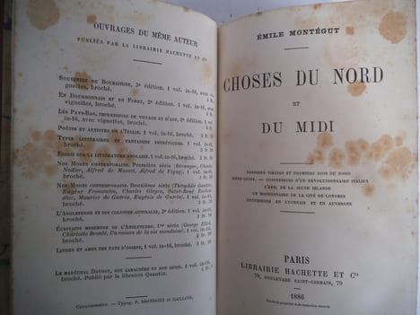 Choses du Nord et du Midi . MONTEGUT Emile