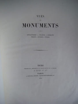 Vues et monuments . Collectif
