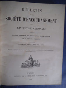 Bulletin de la société d’encouragement pour l’industrie nationale