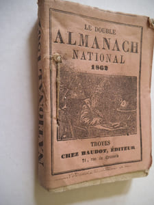Almanach National Le National Almanach Liégeois journalier 1862