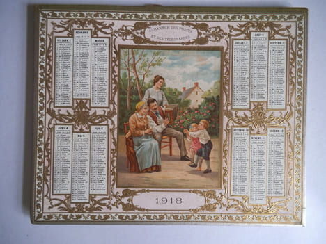 Almanach des Postes et des télégraphes Année 1918. Almanach des Postes et des télégraphes